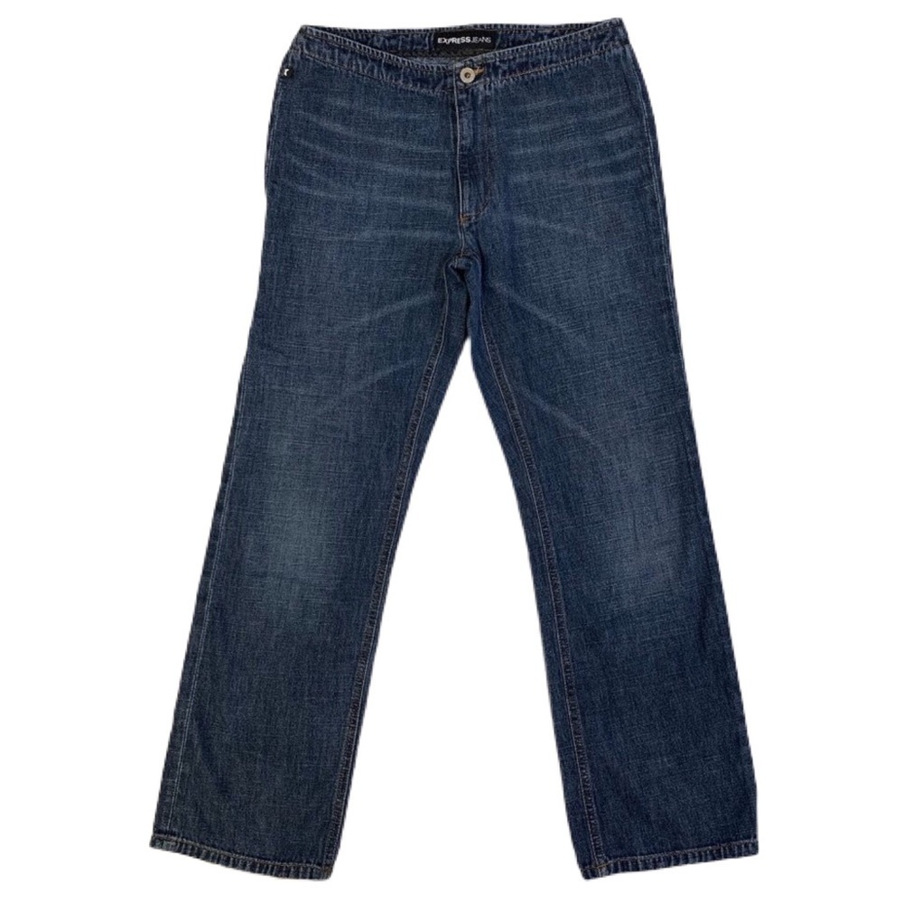 Express Y2K Straight Leg Jeans